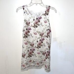 Max Studio Floral Sleeveless Tunic